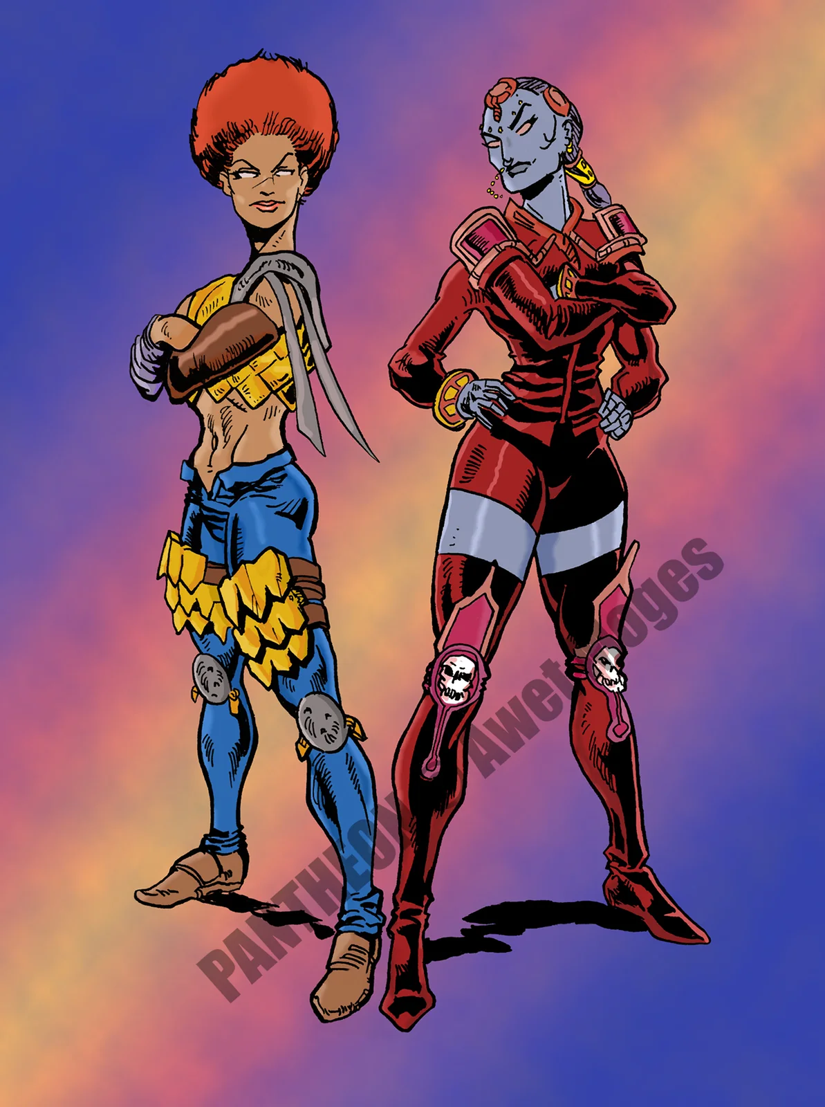 Kali and Kaeli standing together